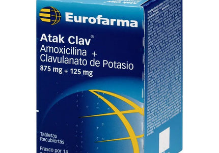 Atak Clav 875 Mg 14 Tabletas