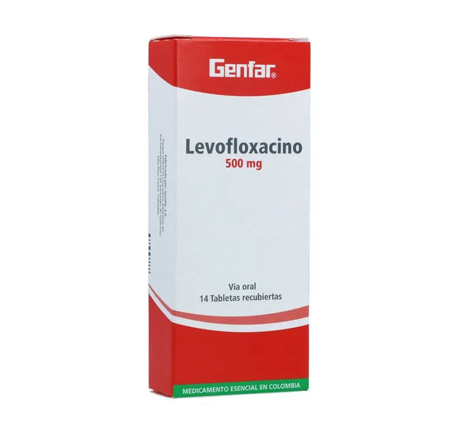 Levofloxacino 500 Mg 14 Tabletas Gf