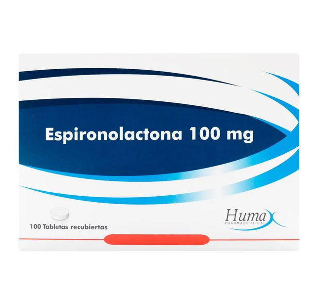 Espironolactona 100 Mg 100 Tabletas Hp