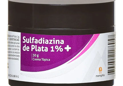 Sulfadiazina De Plata 30 Gr Mp