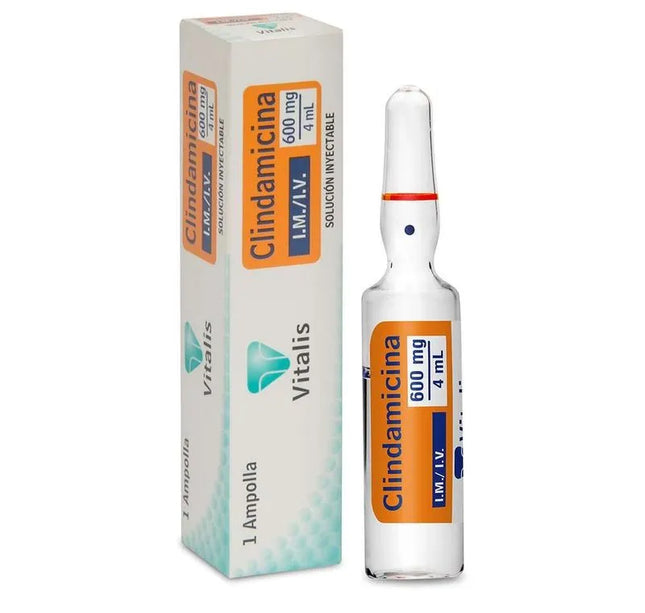 Clindamicina 600 Mg/4 Ml 1 Ampolla Vt