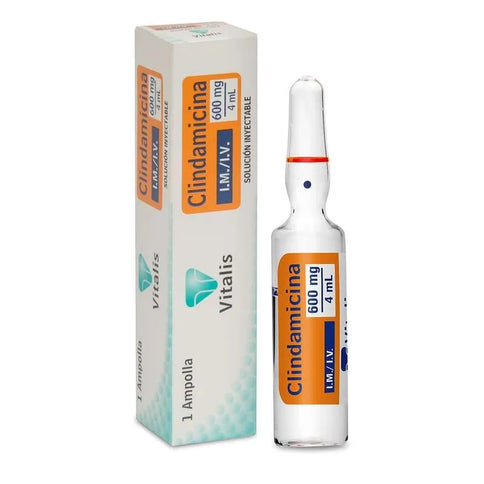 Clindamicina 600 Mg/4 Ml 1 Ampolla Vt