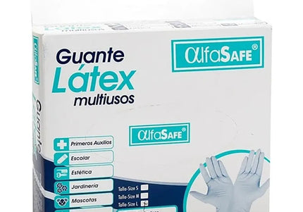 Guante Examen Alfa Latex 24 Uds L