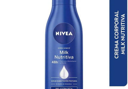 Crema Nivea Milk Almendras 250 Ml