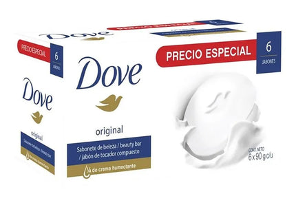 6 Jabones Dove Blanco 90 Gr Pague Menos Lleva Mas