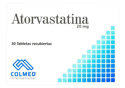 Atorvastatina 20 Mg 30 Tbs