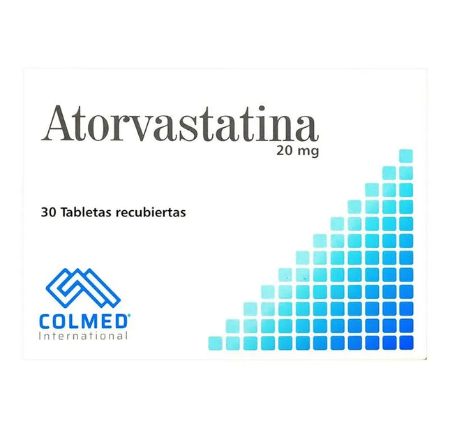 Atorvastatina 20 Mg 30 Tbs