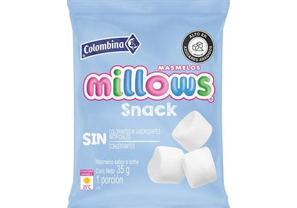 Masmelo Millows Snack Blanco 35 Gr