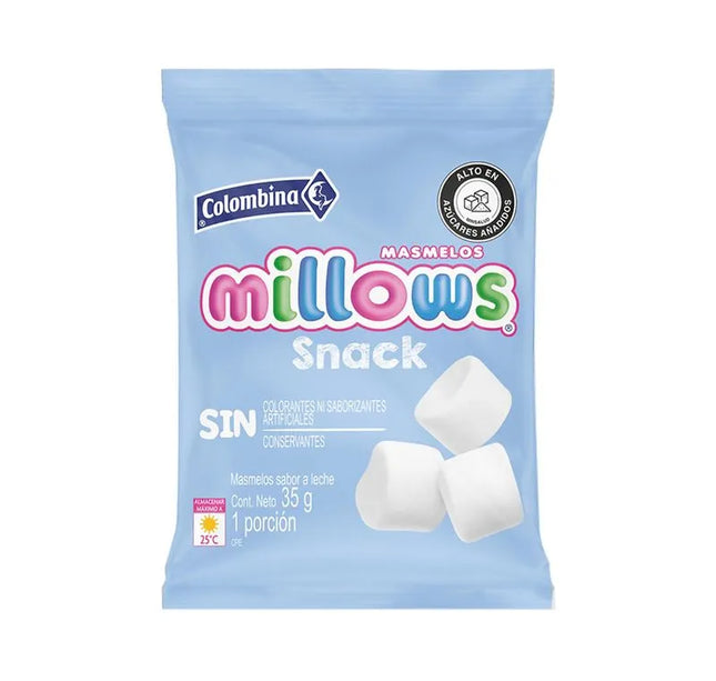 Masmelo Millows Snack Blanco 35 Gr