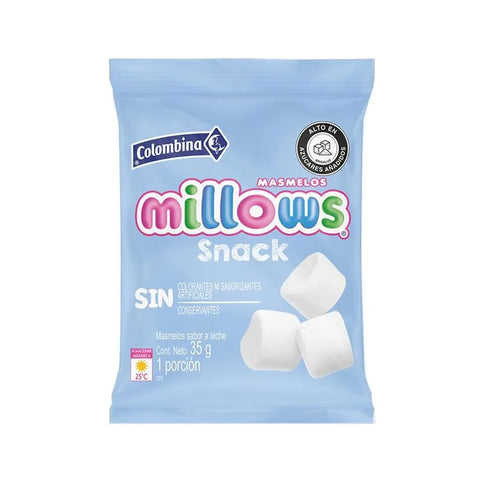 Masmelo Millows Snack Blanco 35 Gr