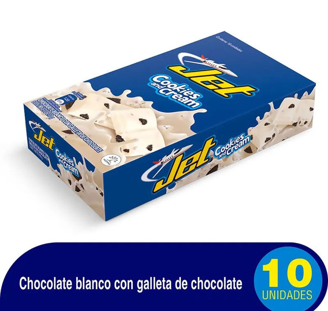 Chocolatina Jet Cookies And Cream 21 Gr 10 Und