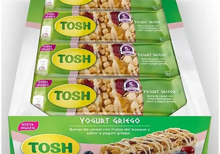Barra Tosh Yogurt Frutos Rojos 38 Gr 12Und