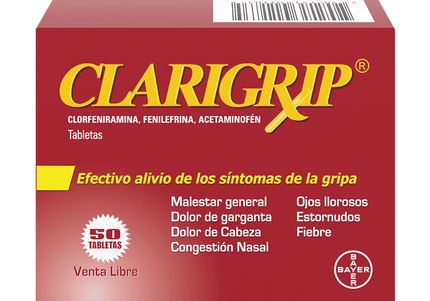 CLARIGRIP 50 TABLETAS