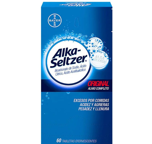 Alka Seltzer 60 Tabletas