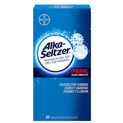 Alka Seltzer 60 Tabletas