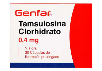 Tamsulosina 0.4 Mg 30 Capsulas Gf