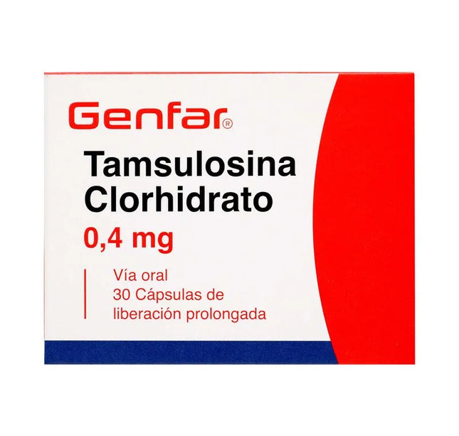 Tamsulosina 0.4 Mg 30 Capsulas Gf