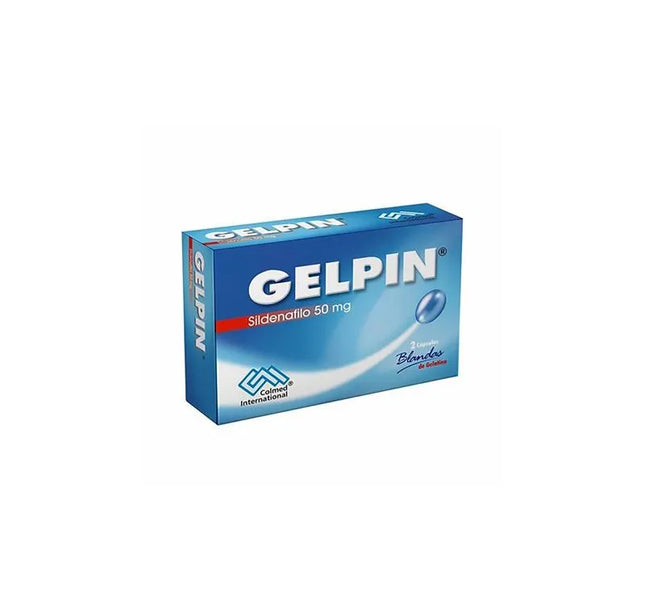 Gelpin Sildenafil 50 Mg 2 Capsulas