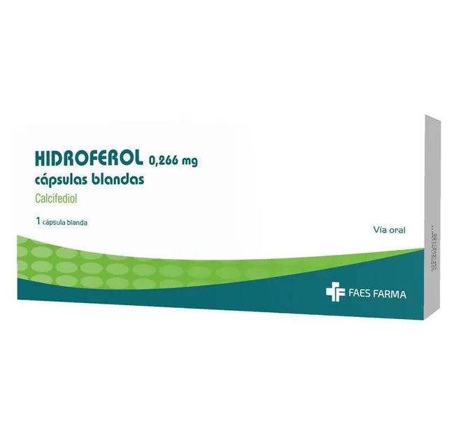 Hidroferol 0.266 Mg 1 Capsula Blanda