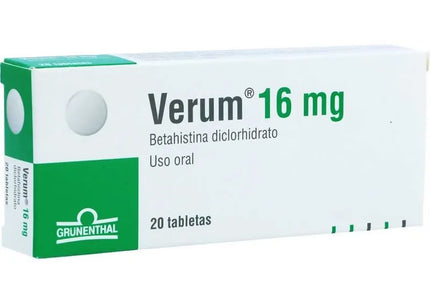 Verum 16 Mg 20 Tabletas