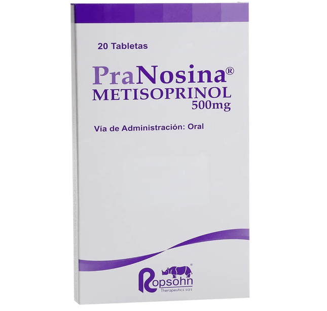 Pranosina 500 Mg 20 Tabletas