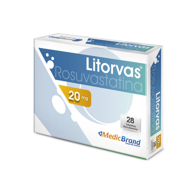 Litorvas 10 Mg 28 Tabs Coa
