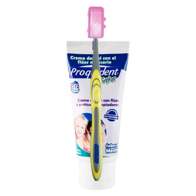 CREMA DENTAL PROQUIDENT JUNIOR + CEPILLO