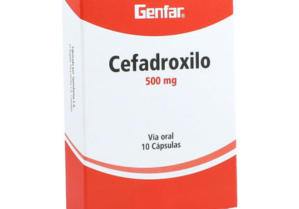 Cefadroxilo 500 Mg 10 Capsulas Gf