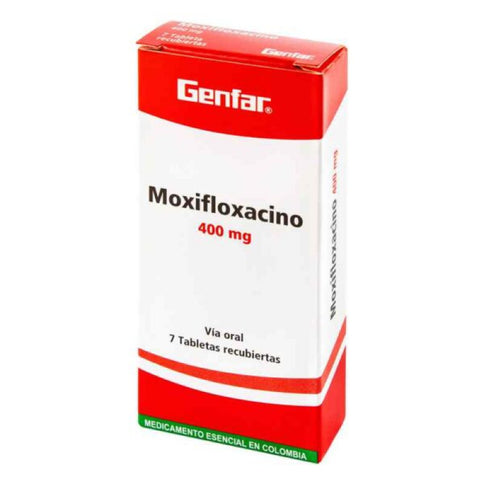 Moxifloxacino 400 Mg 7 Tbs Gf