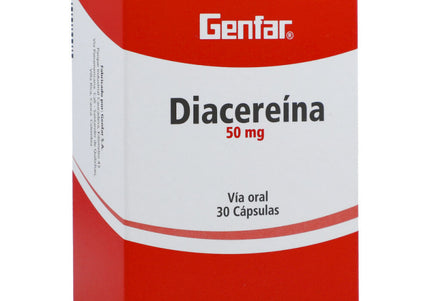 Diacereina 50 Mg 30 Capsulas Gf