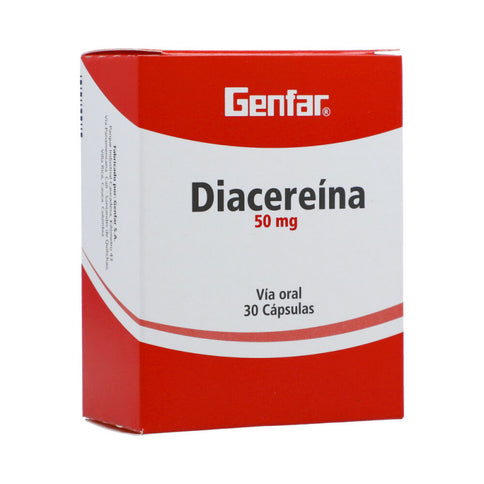 Diacereina 50 Mg 30 Capsulas Gf