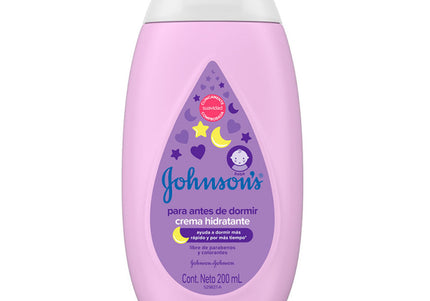 Crema Johnsons Baby 200 Ml Antes De Dormir