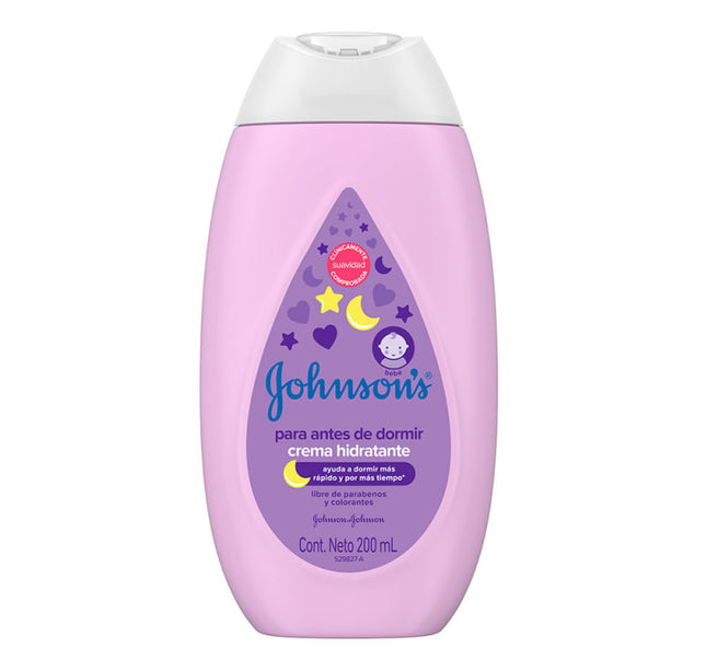 Crema Johnsons Baby 200 Ml Antes De Dormir