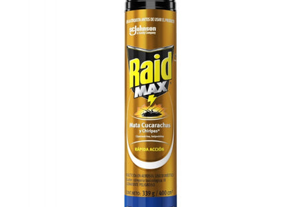 Raid Max Mata Cucarachas Y Chiripas 400 Ml
