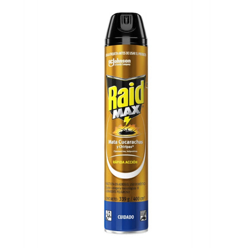 Raid Max Mata Cucarachas Y Chiripas 400 Ml