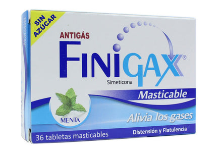 Finigax Masticable Menta 36 Tabletas