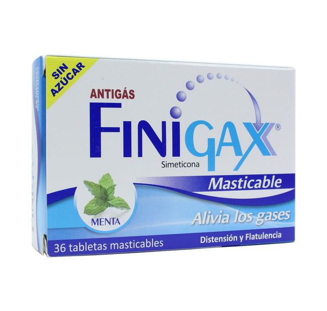 Finigax Masticable Menta 36 Tabletas
