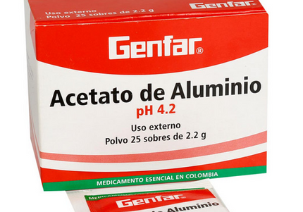 Acetato De Aluminio 25 Sbs Gf
