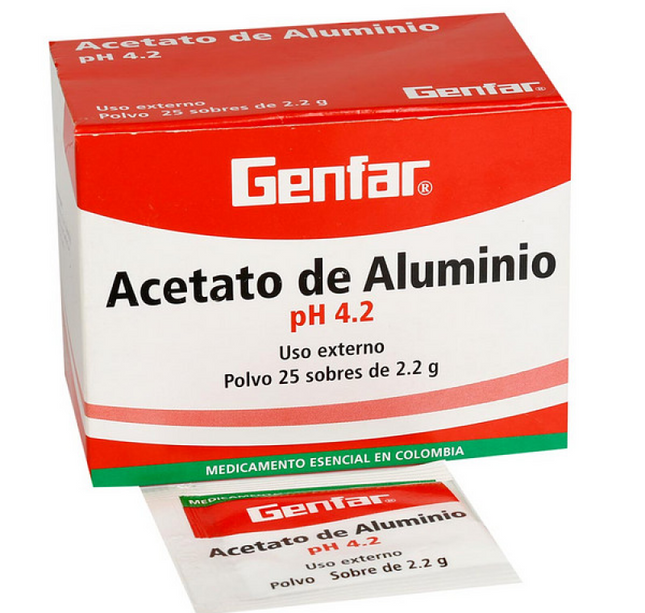 Acetato De Aluminio 25 Sbs Gf