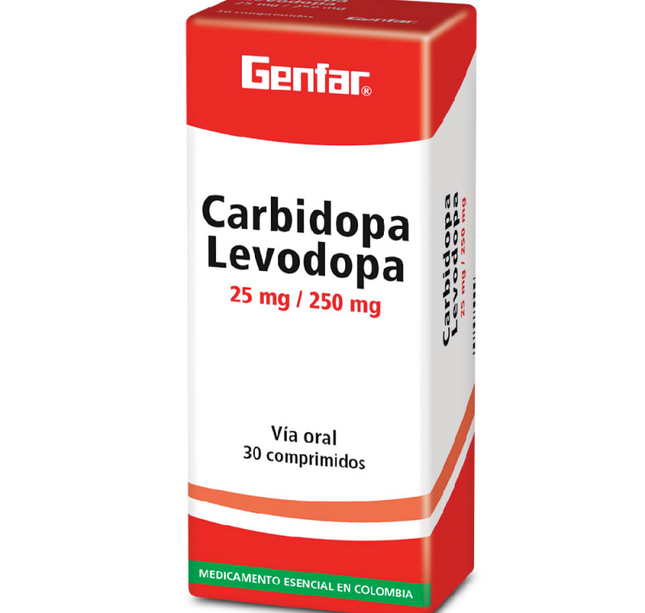 Levodopa+Carbidopa 30 Tabletas Gf