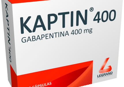 Kaptin 400 Mg 30 Capsulas