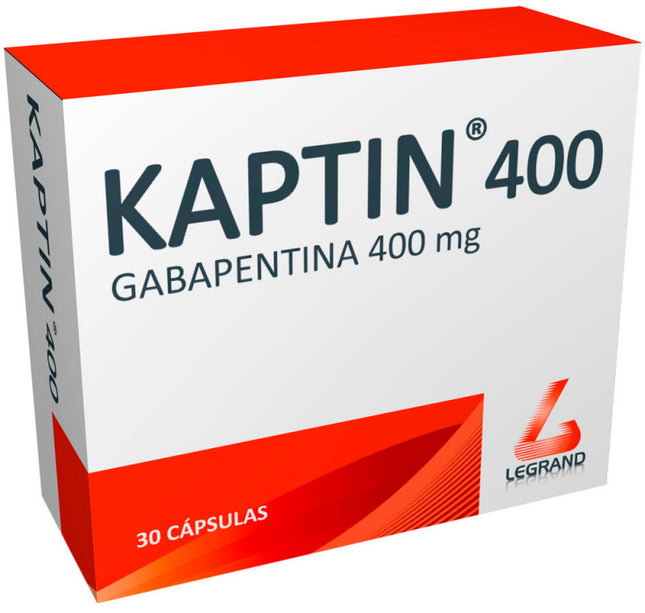 Kaptin 400 Mg 30 Capsulas