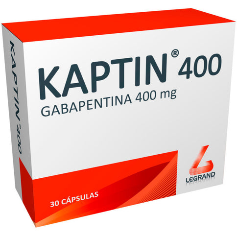 Kaptin 400 Mg 30 Capsulas
