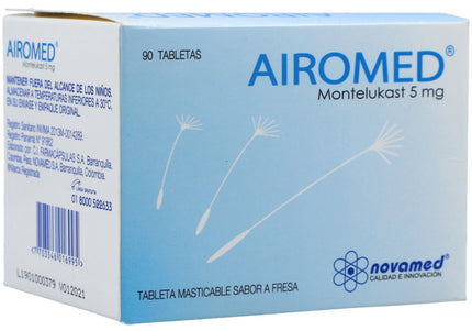 Airomed Masticable 5Mg 90 Tbs