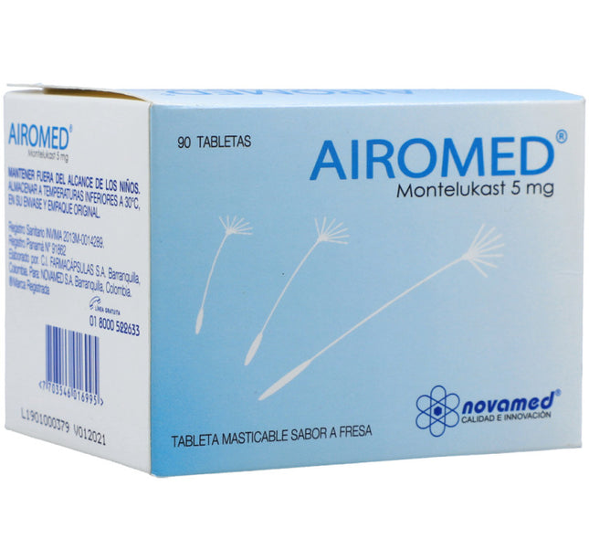 Airomed Masticable 5Mg 90 Tbs