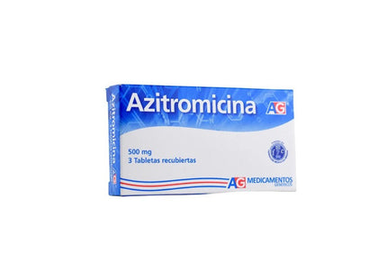Azitromicina 500 Mg 3 Tabletas Ag