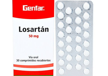 Losartan 50 Mg 30 Tabletas Gf