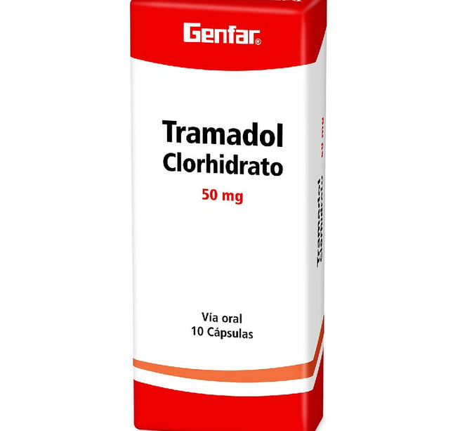 Tramadol 50 Mg 10 Capsulas Gf