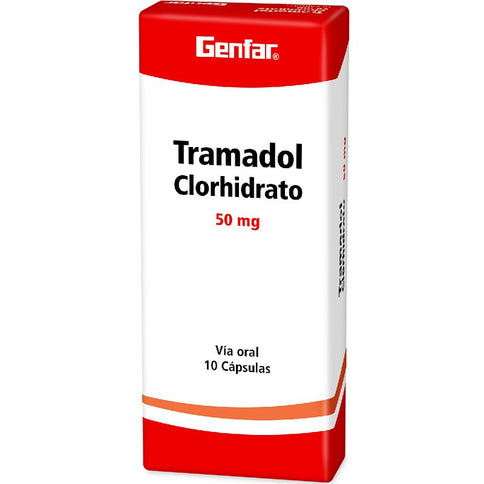 Tramadol 50 Mg 10 Capsulas Gf
