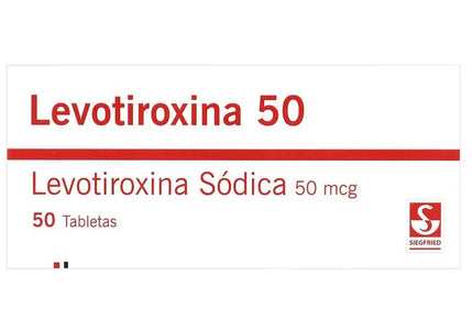 Levotiroxina 50 Mcg 50 Tbs